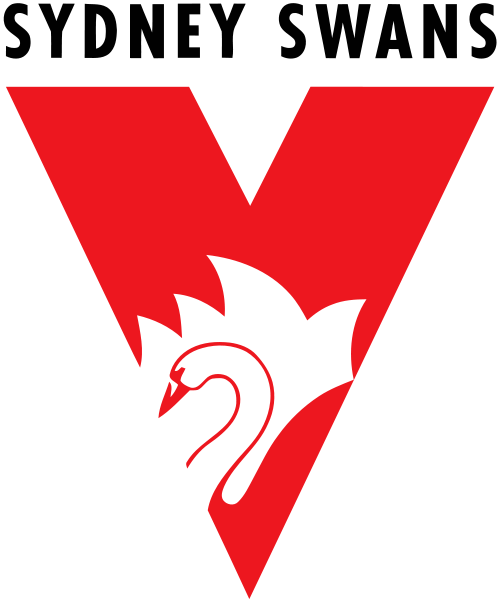 Sydney Swans Logo - Sydney Swans Logo Png (500x602), Png Download