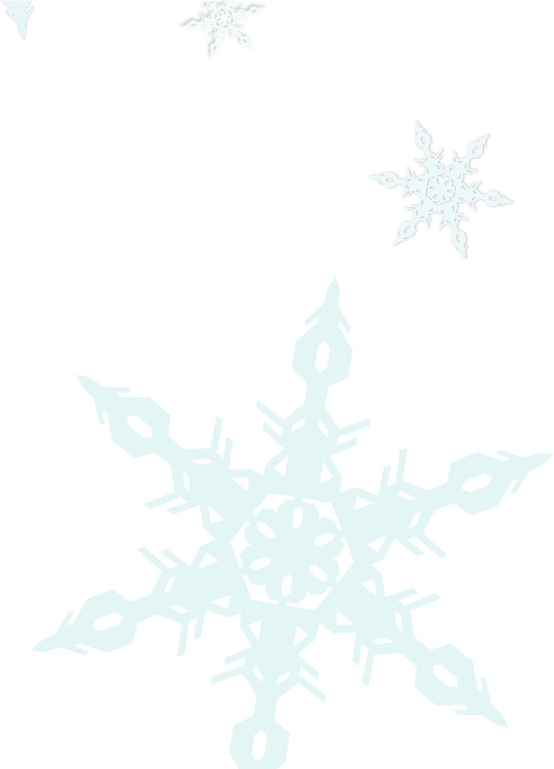Snowflake Clipart Trail - Illustration (850x1100), Png Download