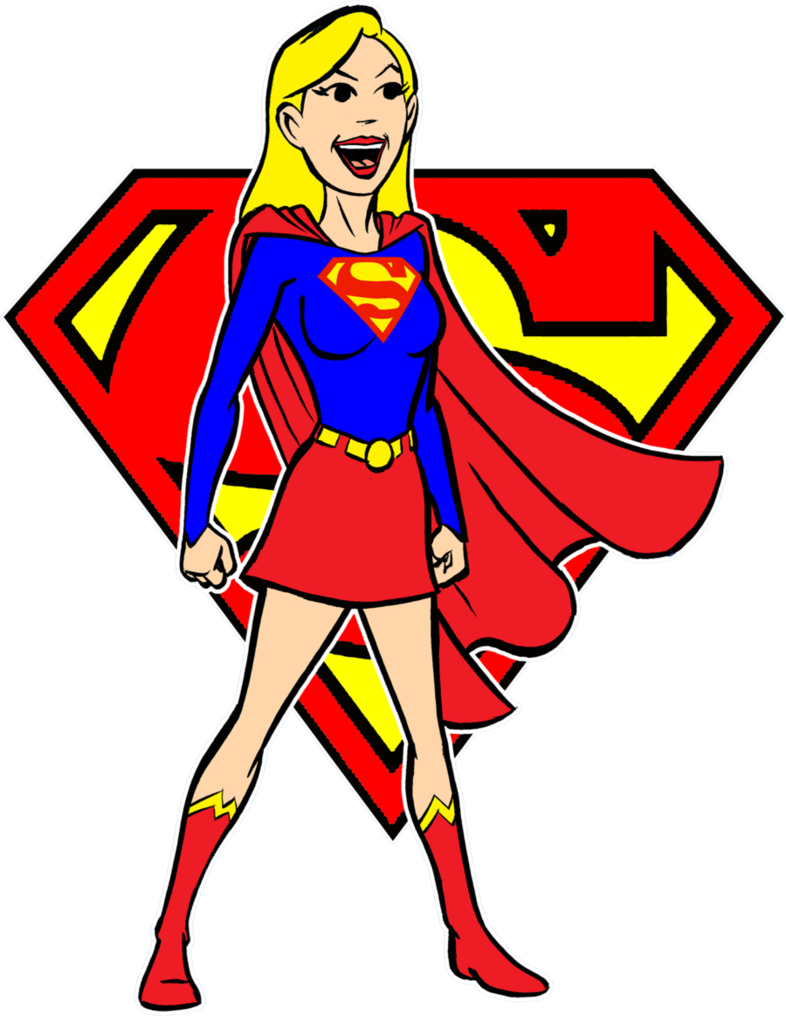 Supergirl Clip Superwoman - Superman Logo (786x1016), Png Download