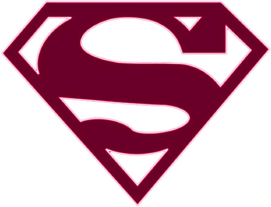 Superwoman Supergirl Sticker Dailysticker Picsart - Superman Sign (1024x1024), Png Download