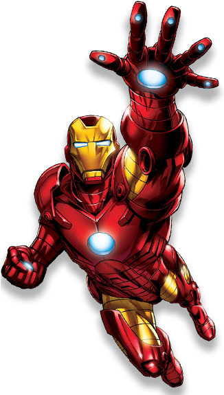 Share This - - Iron Man Animated Ut (325x583), Png Download