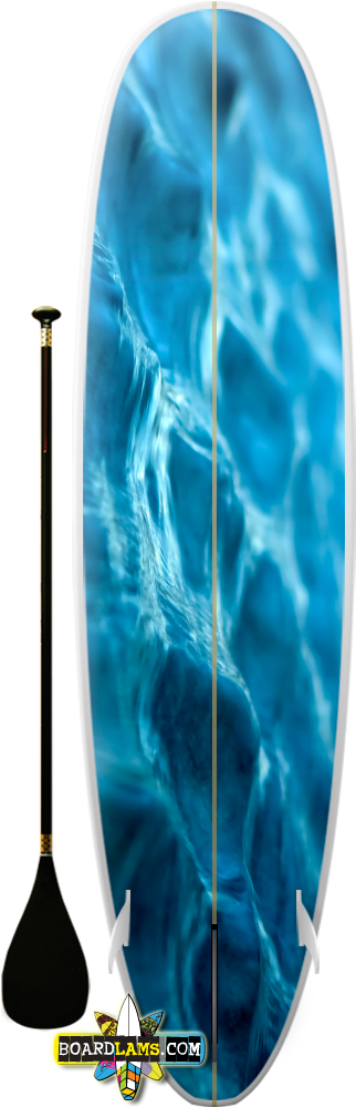 Blue Ripple - U.s. Woodland (330x1024), Png Download