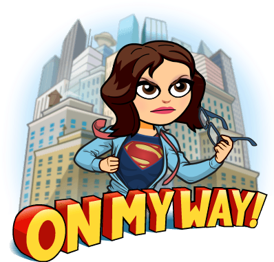 Raye Lynn Weaver - Supergirl Bitmoji (398x398), Png Download