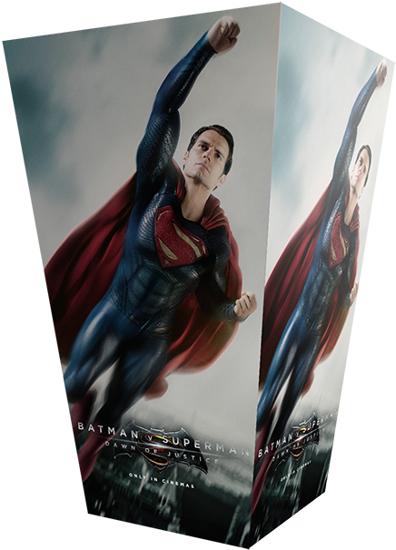 Batman V Superman Flying (498x637), Png Download