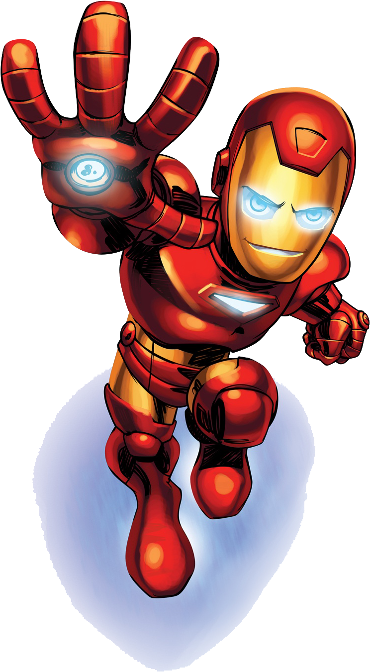 Complete Kit With Frames For Invitations, Labels For - Marvel Super Hero Squad Iron Man (750x1500), Png Download