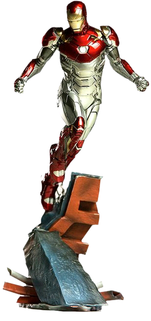 Iron Man Mark Xlvii (337x683), Png Download