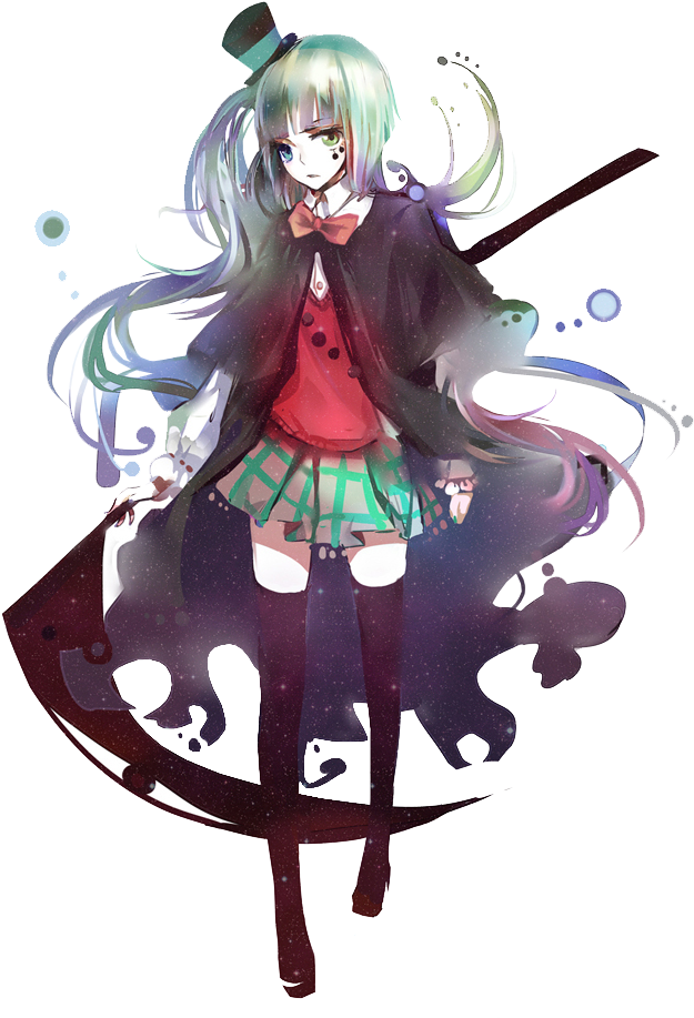 Isamy 2 - Cool Anime Girl Render (624x940), Png Download