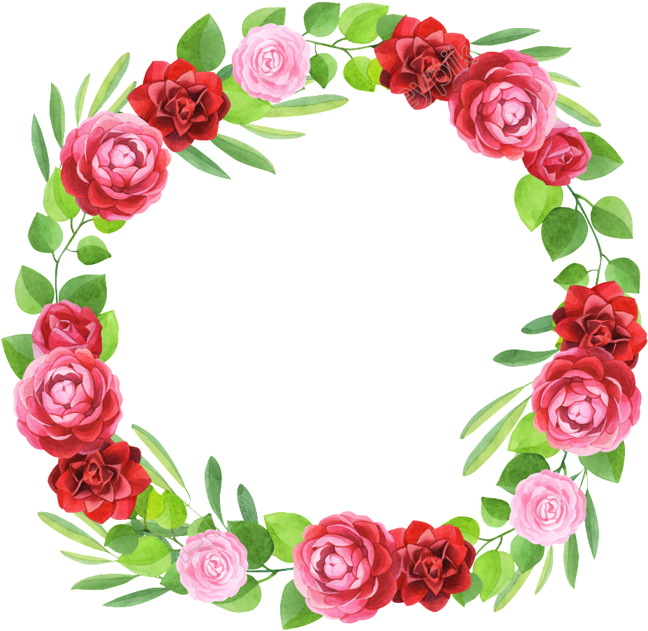Flower Garland Png - Png Flowers Graland (1024x1024), Png Download