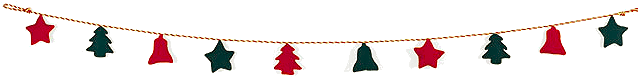Xmas Garland Png - Christmas Png (637x222), Png Download