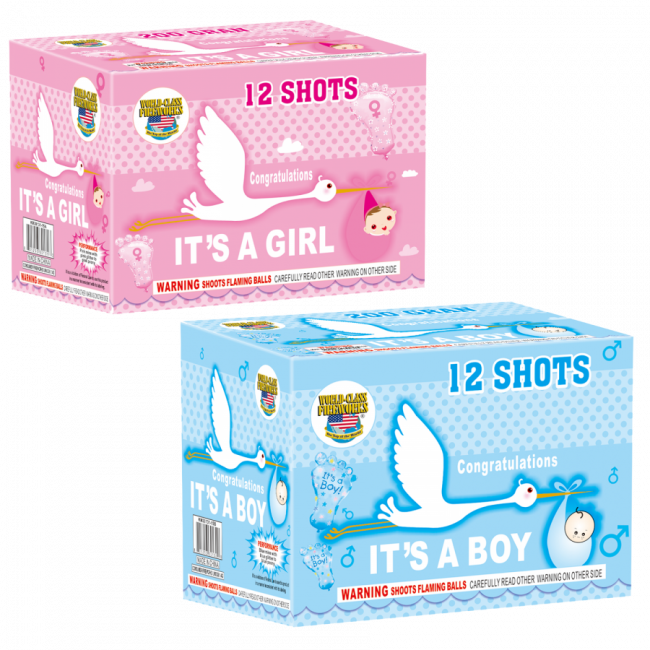 It's A Boy / It's A Girl Gender Reveal Firework - Its A Girl Fireworks (650x650), Png Download