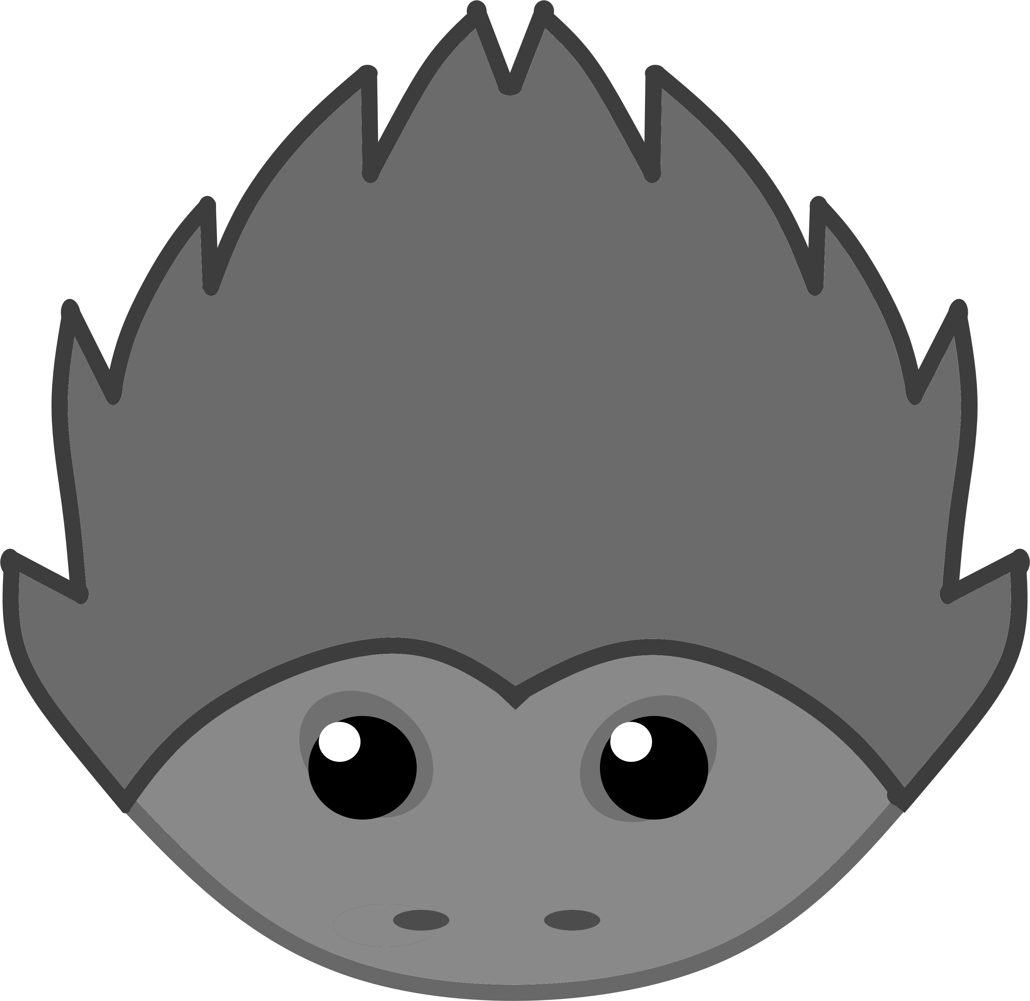 Artgorilla - Cartoon (7000x5250), Png Download