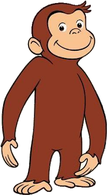 Cartoon Images Monkey - Curious George Cartoon (400x400), Png Download