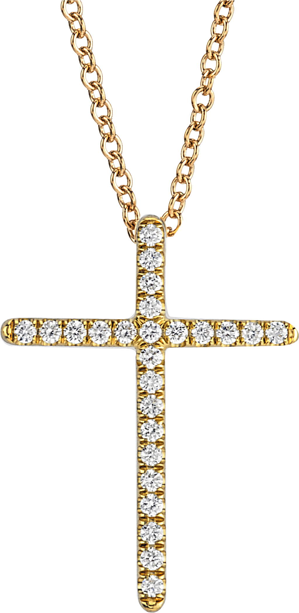 Gold Chain Cross Png Necklace Free Transparent PNG Download PNGkey