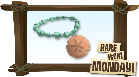 Rare Sand Dollar Necklace - Rim Headdress Animal Jam (540x300), Png Download