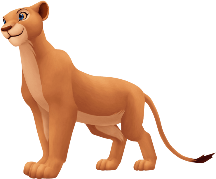 The Lion King Clipart Transparent - Kingdom Hearts Lion King Nala (562x480), Png Download