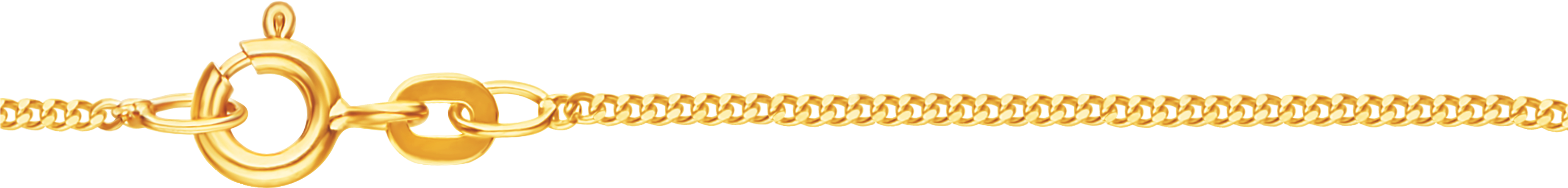 1135 / Gold 375 / Width 1,2 Mm (3699x805), Png Download