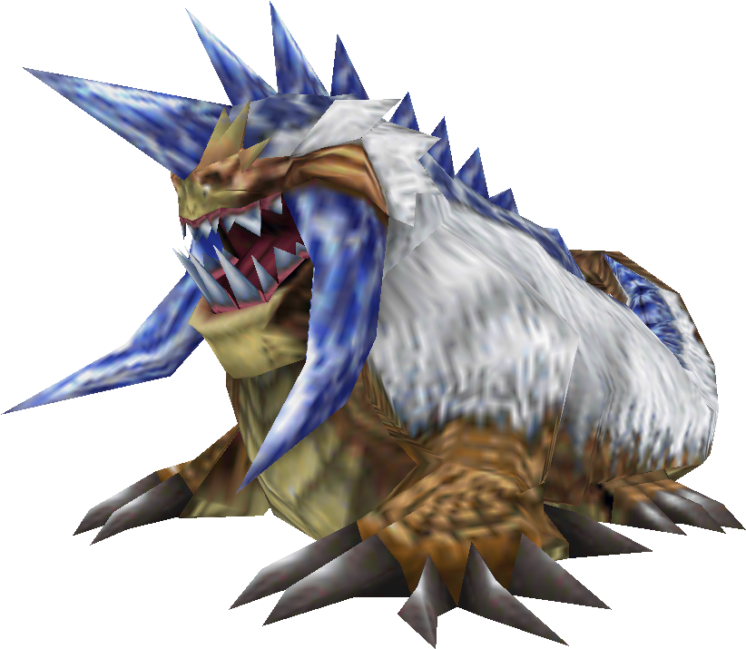 Snow Lion - Final Fantasy 8 Snow Lion (831x722), Png Download