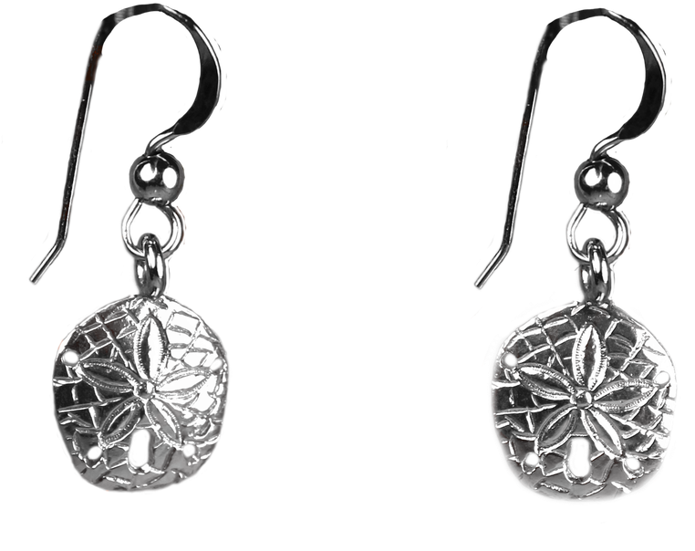 Sand Dollar Earrings - Earrings (1280x1175), Png Download