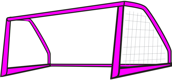 Goal Soccer Frame Net Football Sport Field - Imagen De Marco De Futbol (680x340), Png Download