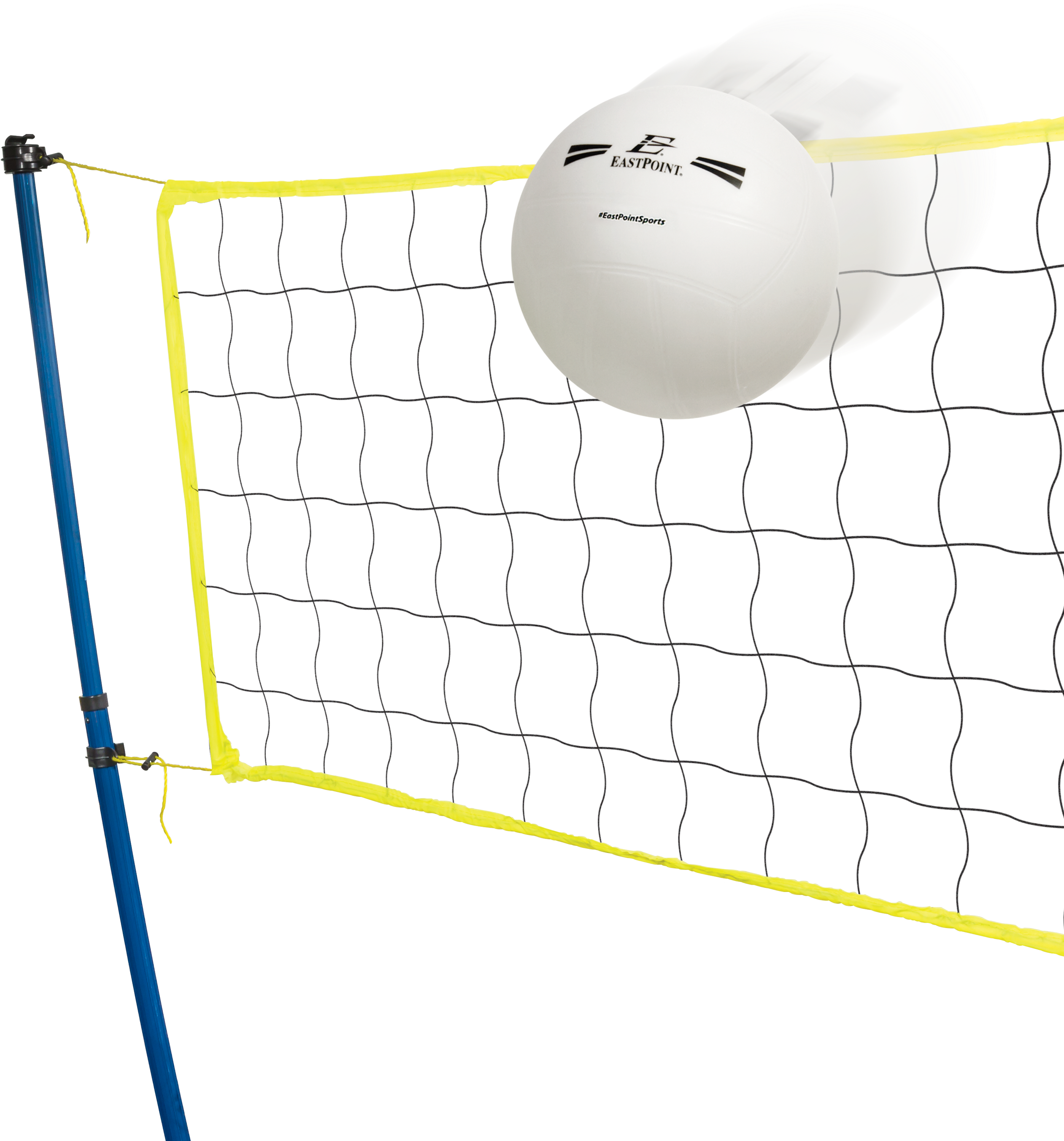 Eastpoint Sports Easy Setup Portable Tripod Volleyball - Net (3000x3000), Png Download