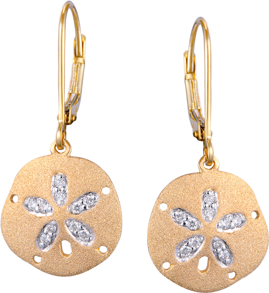 Sand Dollar Earrings - Earrings (1024x768), Png Download