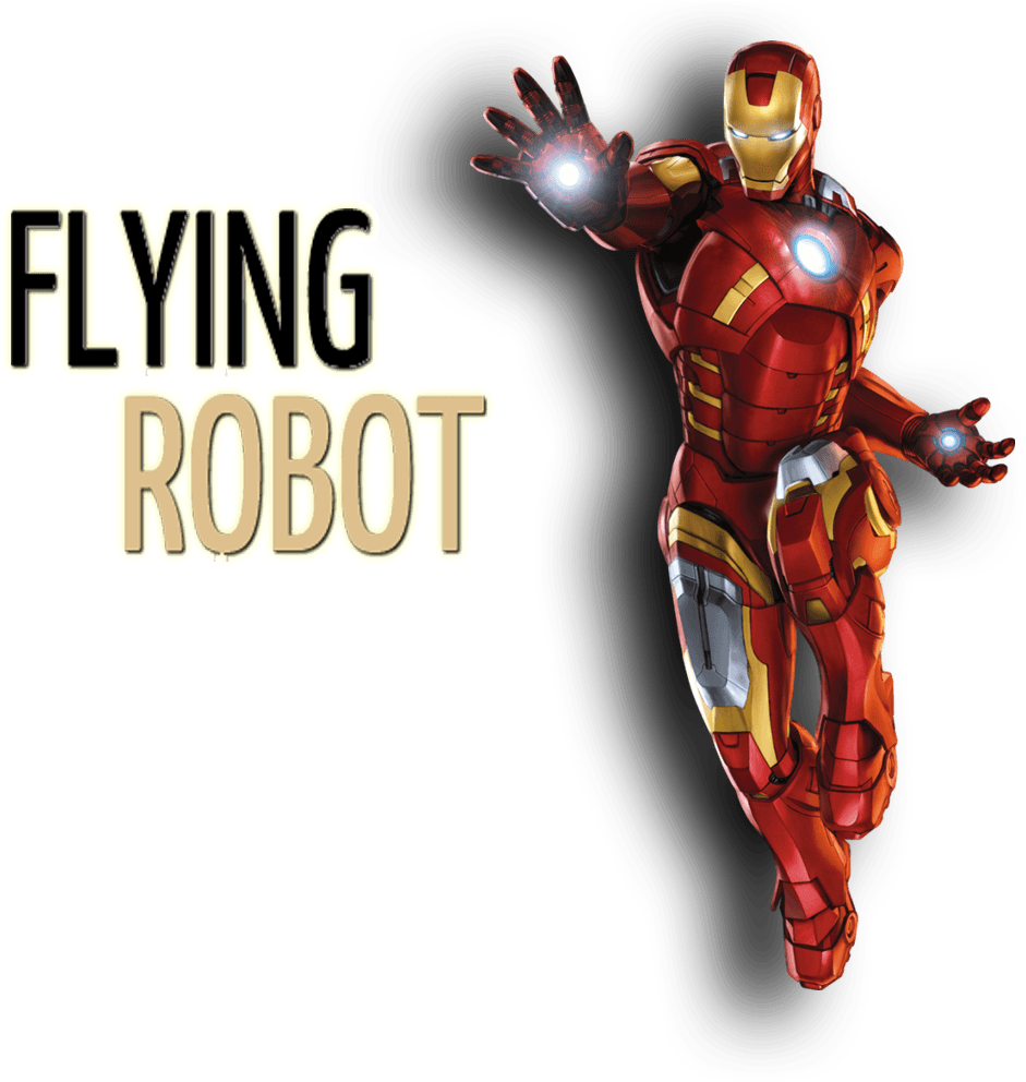 Flying Robotics More Details - Fathead Iron Man Avengers (1077x1077), Png Download