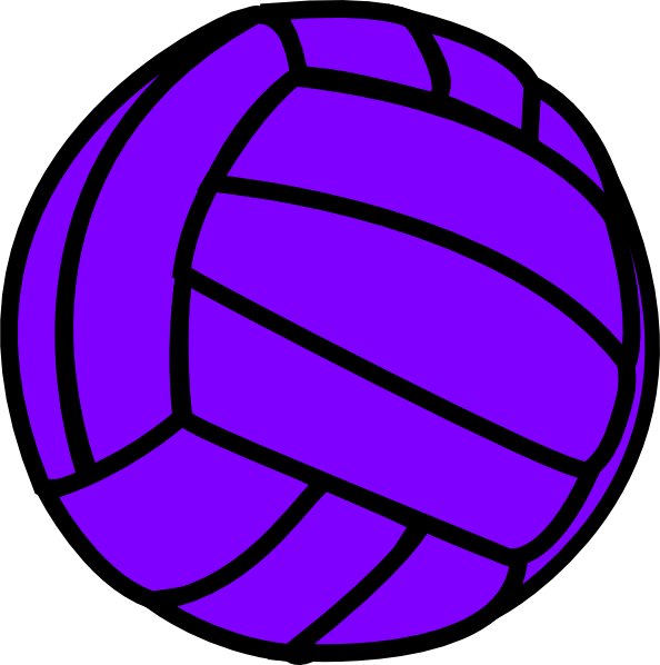 Volleyball For Sports - Soccer Ball And Volleyball (594x598), Png Download