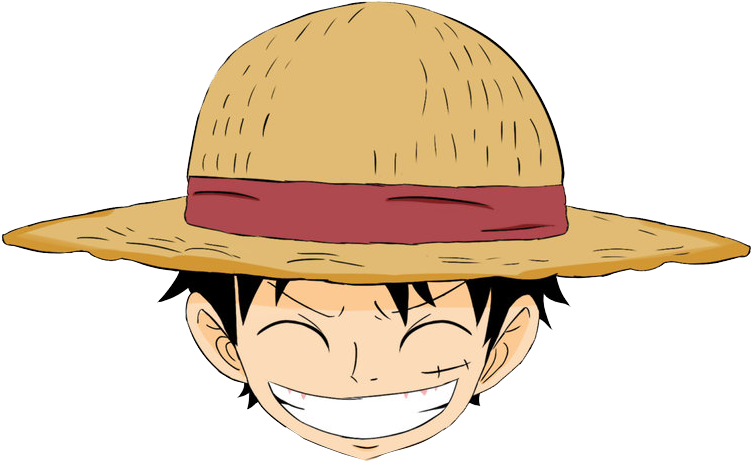 Mentahan Gambar Kepala Anime One Piece Png Cartoon - Kepala Luffy One Piece (783x489), Png Download