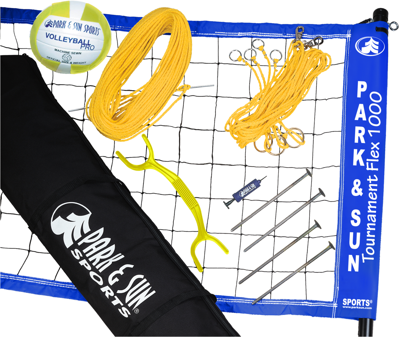 Park & Sun Tournament Flex 1000 Recreational Volleyball (1400x1400), Png Download