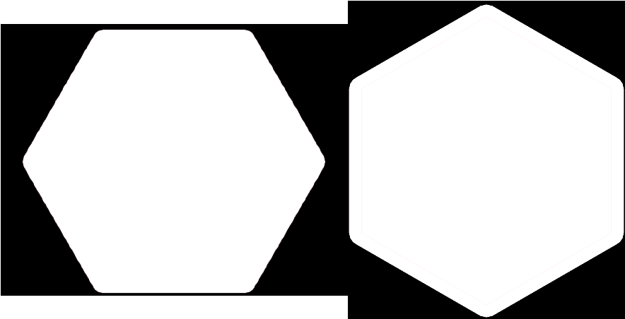 Hexagon Background Png - Hexagon (883x485), Png Download
