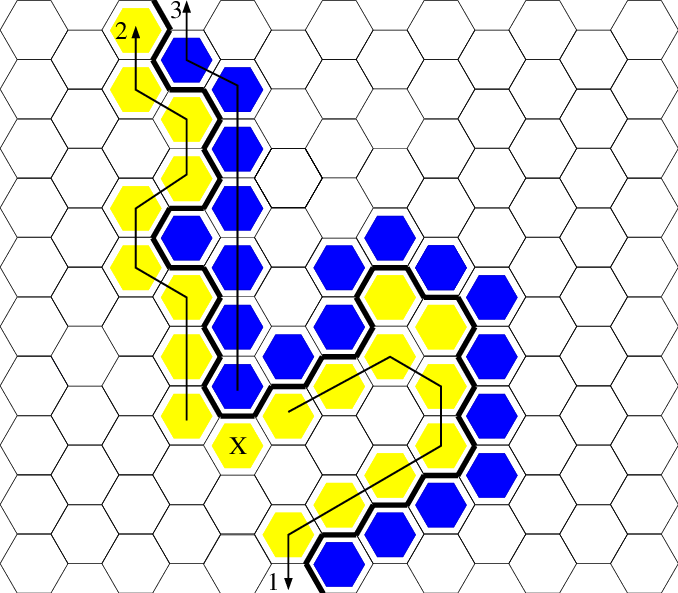 Hexagon X, In The S-boundary Of The Domain D Δ J To - Line (678x593), Png Download