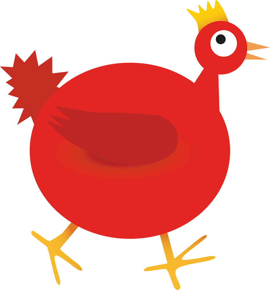 Hen Clipart Red Hen - Clipart Little Red Hen (933x1000), Png Download