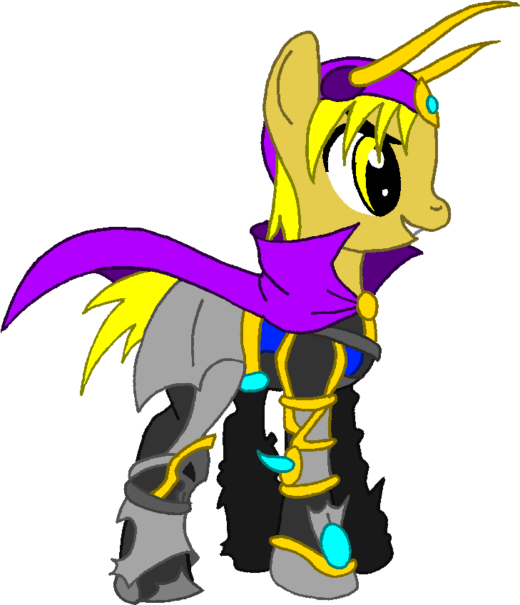 Garland Pony - Cartoon (765x911), Png Download