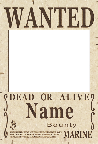 One Piece Wanted Poster - Bepo One Piece Bounty (408x600), Png Download