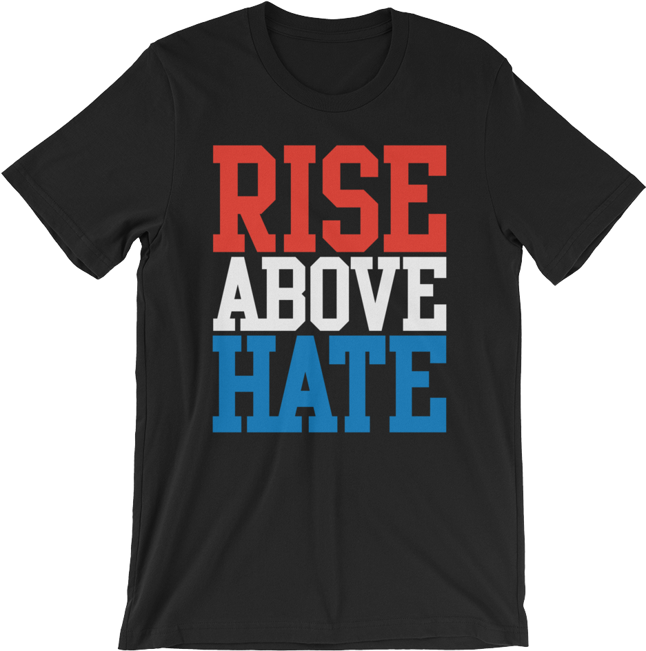John Cena "rise Above Hate" Unisex T-shirt - Swim Funny Shirt (1000x1000), Png Download