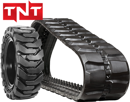 Tnt Tracks, Tires, And Undercarriage - R4 Pattern Skid Steer Solid Tire | Tnt | 33x9-16tl| (473x368), Png Download