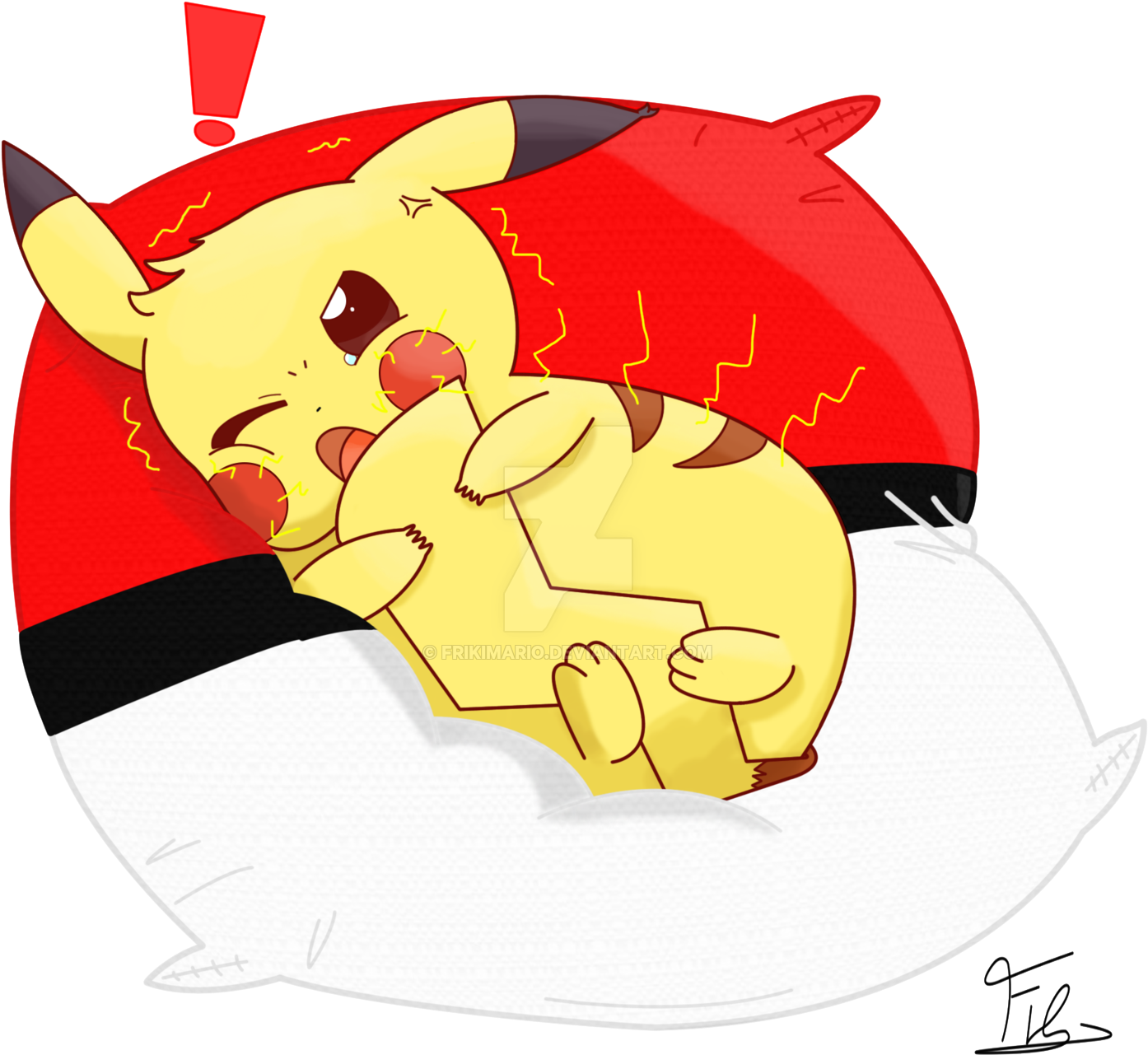 Angry Pikachu Parody - Pikachu (1600x1600), Png Download