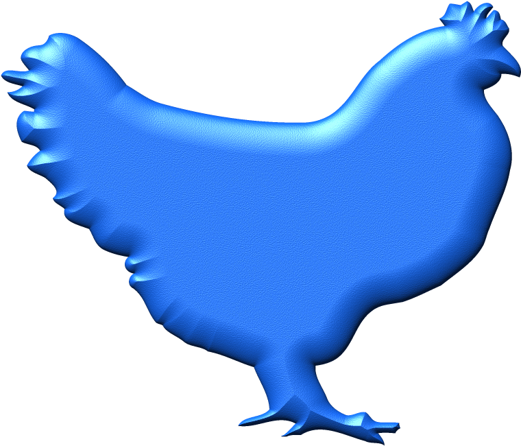 Transparent Blue Hen Png Picture 1024 - Chicken (1024x800), Png Download