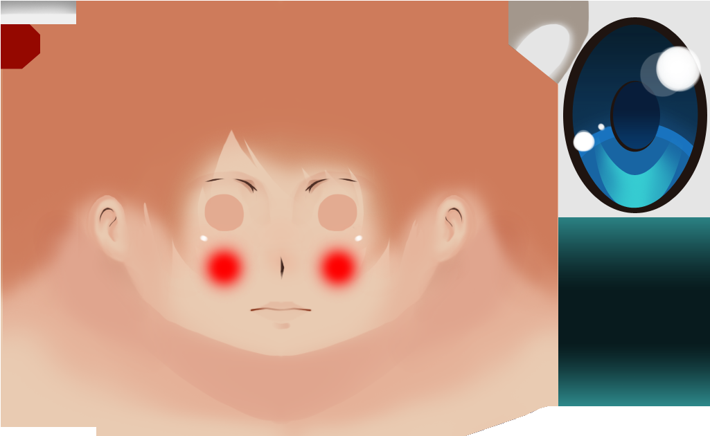 Pikachu Custom Face - Yandere Simulator Skin Osana Najimi (1024x1024), Png Download