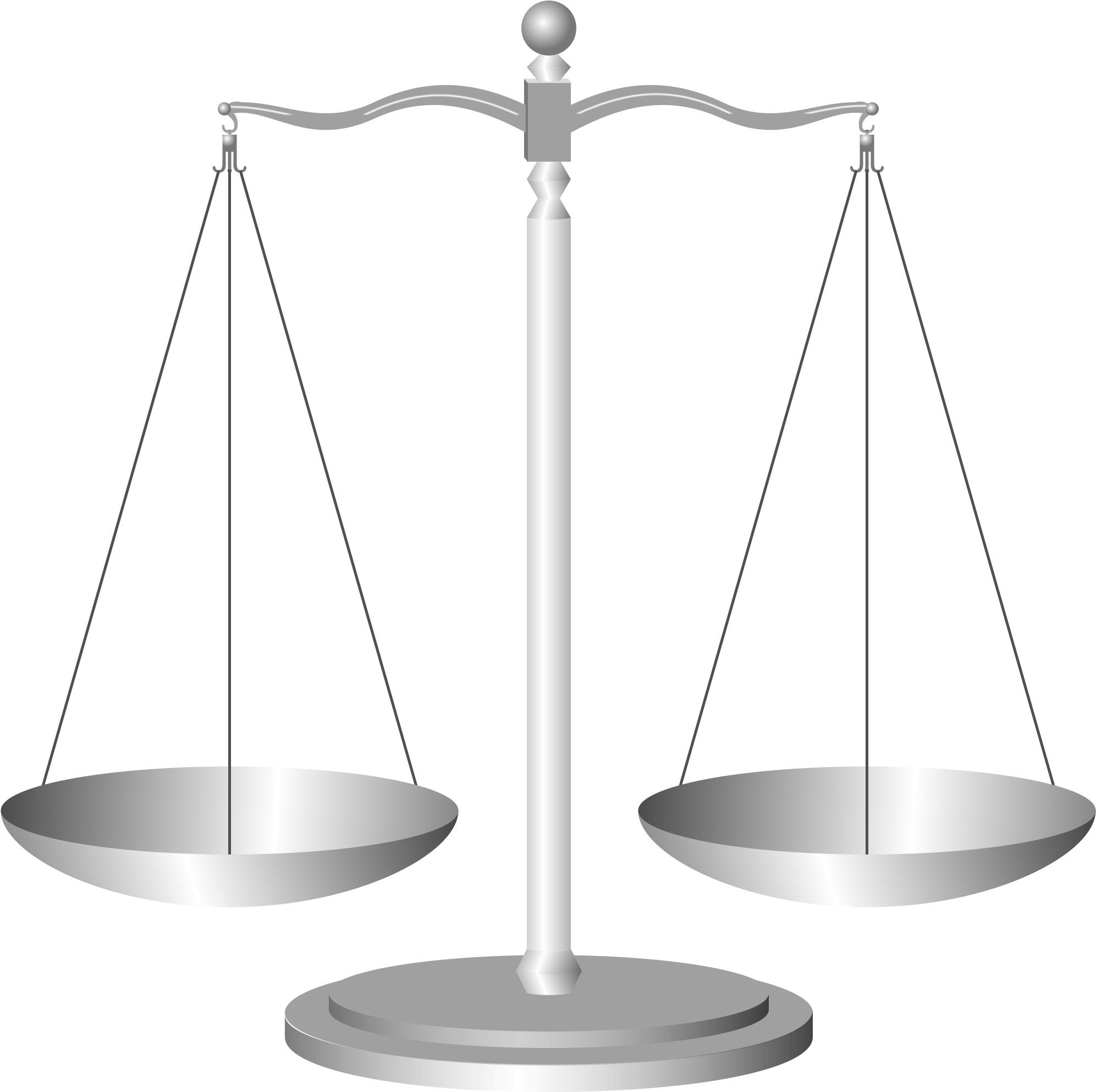 Justice Scale Png - Scales Of Justice Transparent Background (2000x2000), Png Download