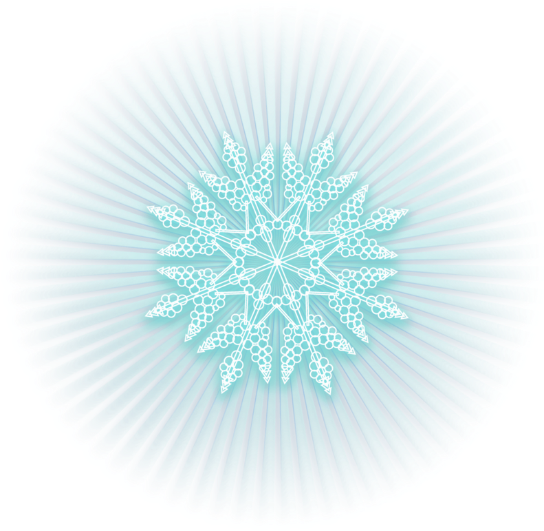Snowflake Blue Ice - Vector Graphics (400x400), Png Download