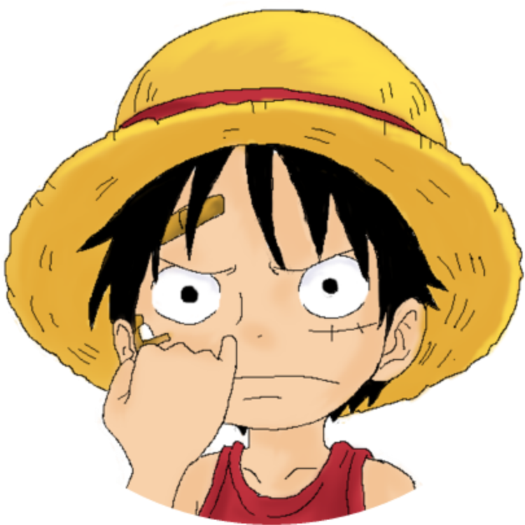 Png Clipart Source - One Piece Garp Ace Luffy (750x750), Png Download