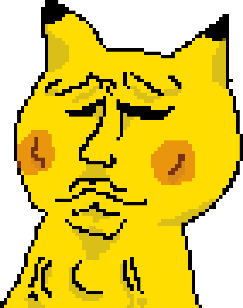 A Normal Pikachu - Cartoon (1200x1200), Png Download