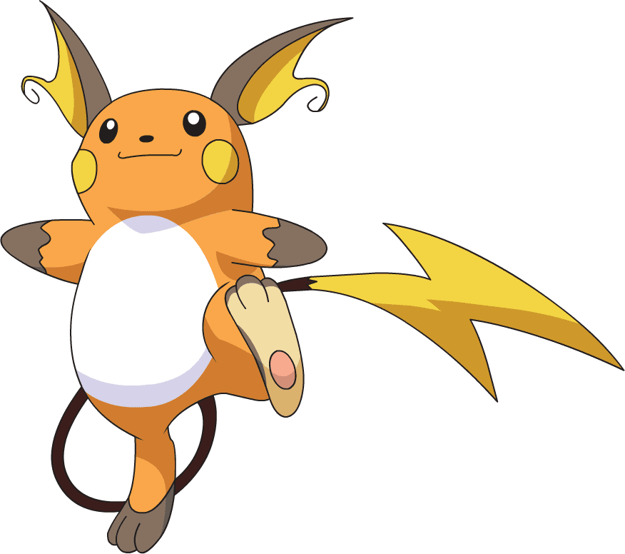 Pikachu Might Be The Face Of The Franchise, But I Prefer - Pokemon Raichu (438x388), Png Download