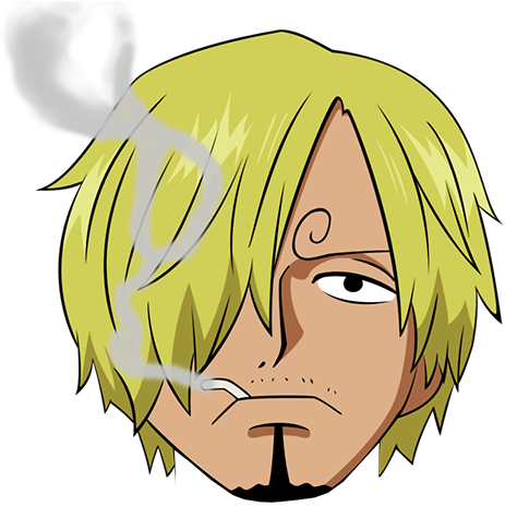 Sanji One Piece Head Png (500x500), Png Download