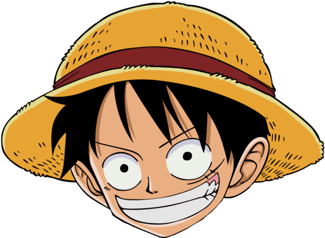 One Piece - Kepala Luffy One Piece (668x499), Png Download