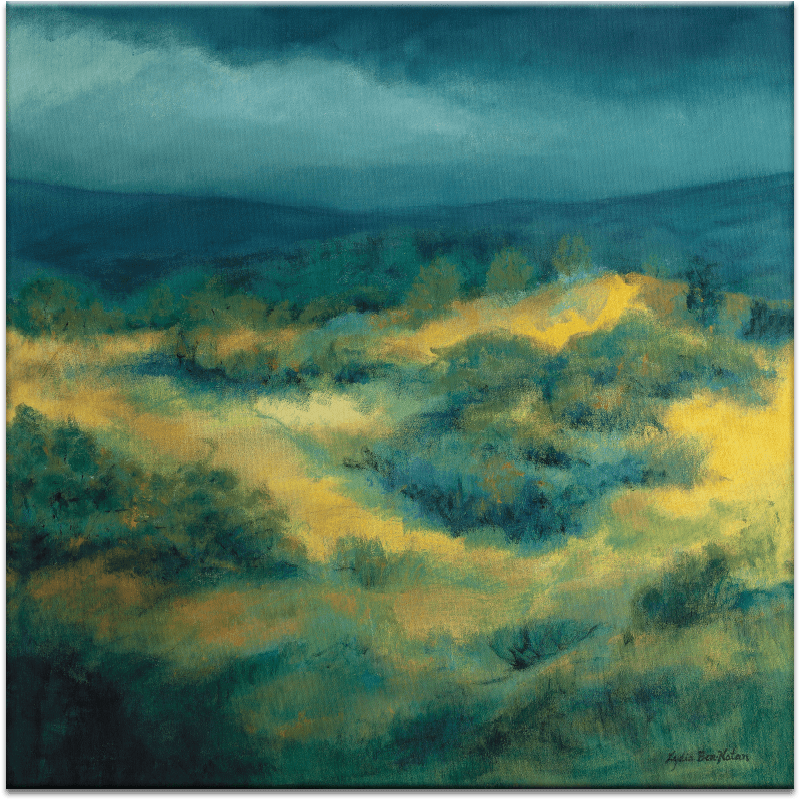 Storm Peak - Artist Lane Storm Peak By Lydia Ben-natan Painting (900x900), Png Download