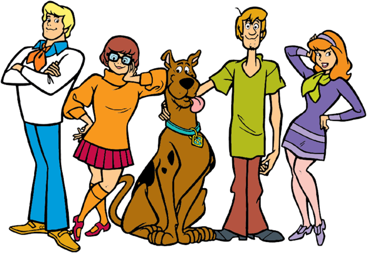 Scooby Doo Outfits - Scooby Doo Gang Clipart (1200x829), Png Download