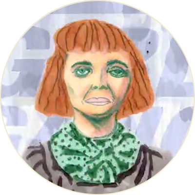 Edith Piaf Circle - Gin Wigmore (400x400), Png Download