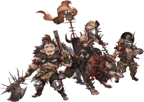 Odajumoki Gang Npc - Granblue Fantasy Gripping Freedom (480x400), Png Download